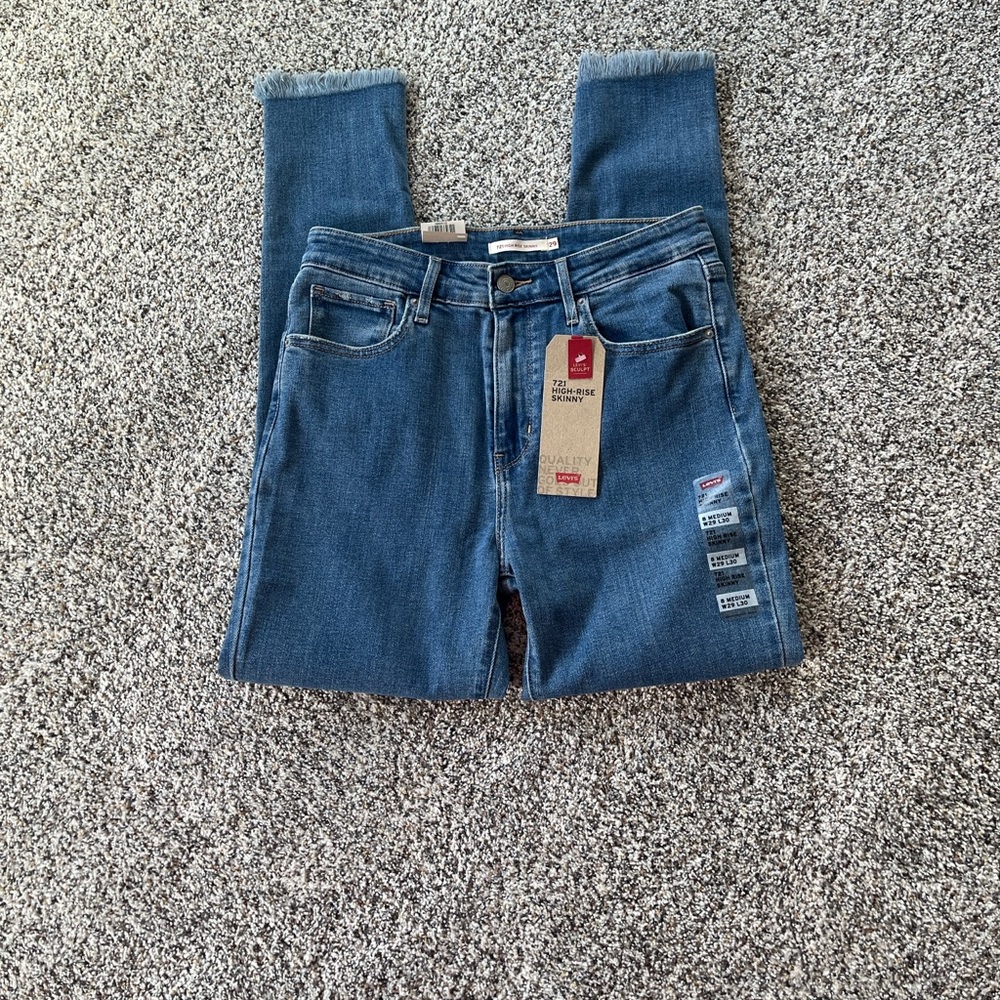 Levi's Women's Classic Blue Straight Leg Jeans